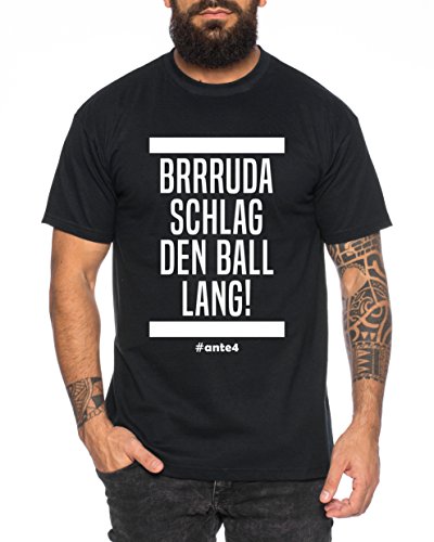 Prince Herren T-Shirt Frankfurt Pokalsieger 2018 Ante, Farbe:Schwarz;Größe:4XL von Sambosa