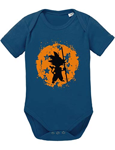 Son Bruch Dragon Ball Strampler Bio Baumwolle Baby Body Jungen & Mädchen 0-12 Monate, Größe:56/0-2 Monate, Farbe:Dunkel Blau Son Bruch Dragon Ball Strampler Bio Baumwolle Baby Body Jungen & Mädchen 0-12 Monate, Größe:56/0-2 Monate, Farbe:Dunkel Blau von Sambosa