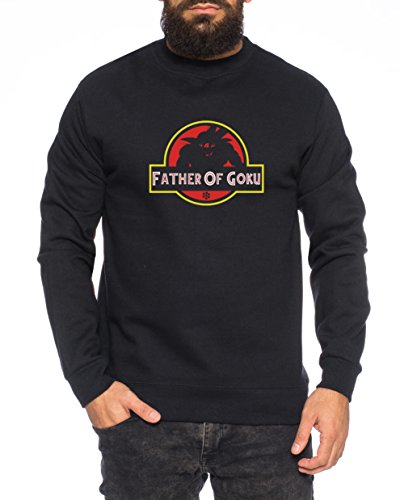 Sonbruch Herren Sweatshirt Goku Dragon Master Son Ball Vegeta Turtle Roshi Db, Farbe:Schwarz;Größe:M von Sambosa