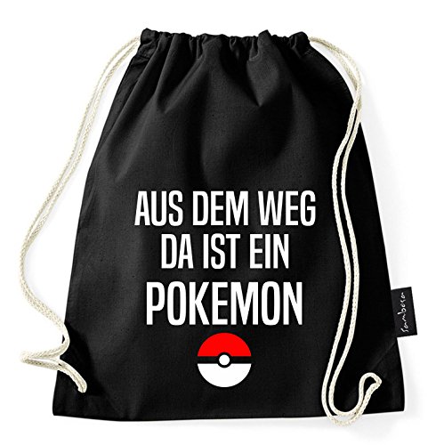 Über 50 Sprüche & Designs auswählbar/Sambosa Turnbeutel mit Spruch/Beutel: Schwarz/Rucksack/Jutebeutel/Sportbeutel/Hipster/Collegebag/Sportbeutel von Sambosa