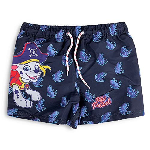 Paw Patrol Chase Marshall Badehose Badeboxer Badeshort Schwimmhose Gr. 110 von Sambro