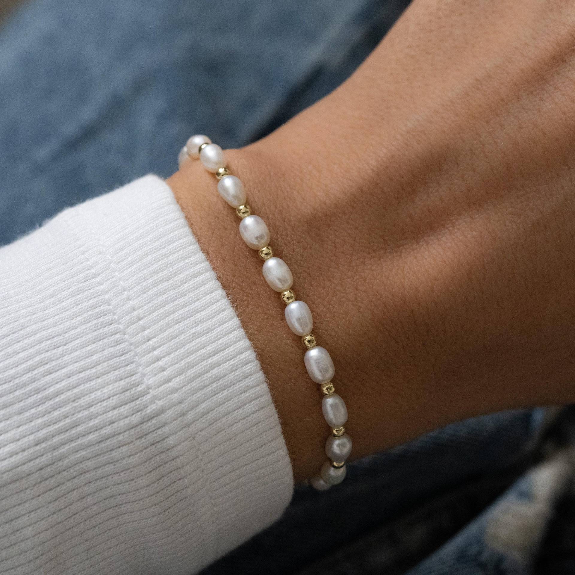 Echtes Süßwasser Perlen Armband, Perlenschmuck, Brautjungfer Geschenk, Hochzeitsschmuck, Hochzeitsarmband, Geschenk Für Sie von SamiJEWELS