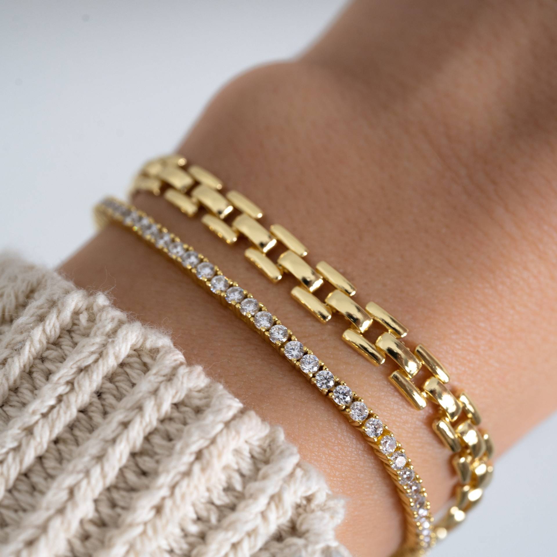 Goldarmband Kettenarmband Zierliches Armband Goldkette Silberkette Silberarmband Geschenke Für Sie Minimalist Stapelarmband Vintage von SamiJEWELS