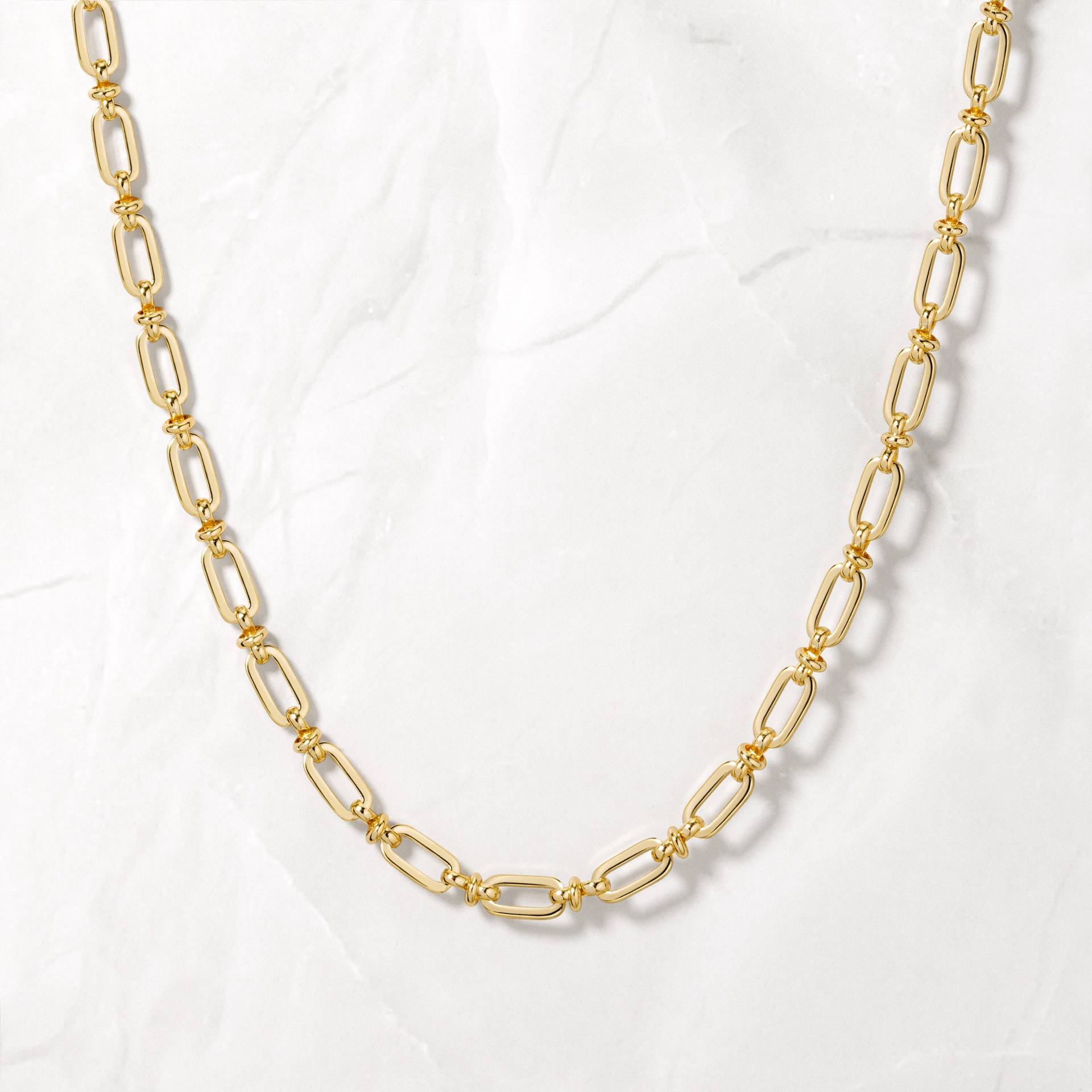 Kettenhalskette, Goldkettenhalskette, Silberkettenhalskette, Goldkette, Zierliche Halskette, Statement-Halskette, Layered Halskette Geschenk Für Sie von SamiJEWELS