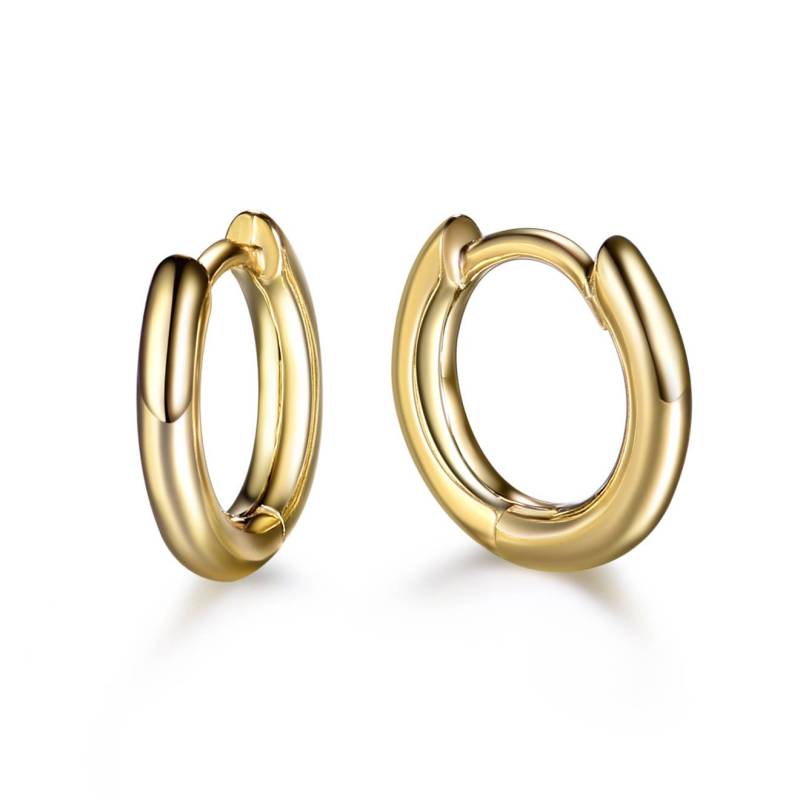 Kleine Gold Creolen Huggie Ohrringe Silber Rose Brautjungfer Geschenk von SamiJEWELS