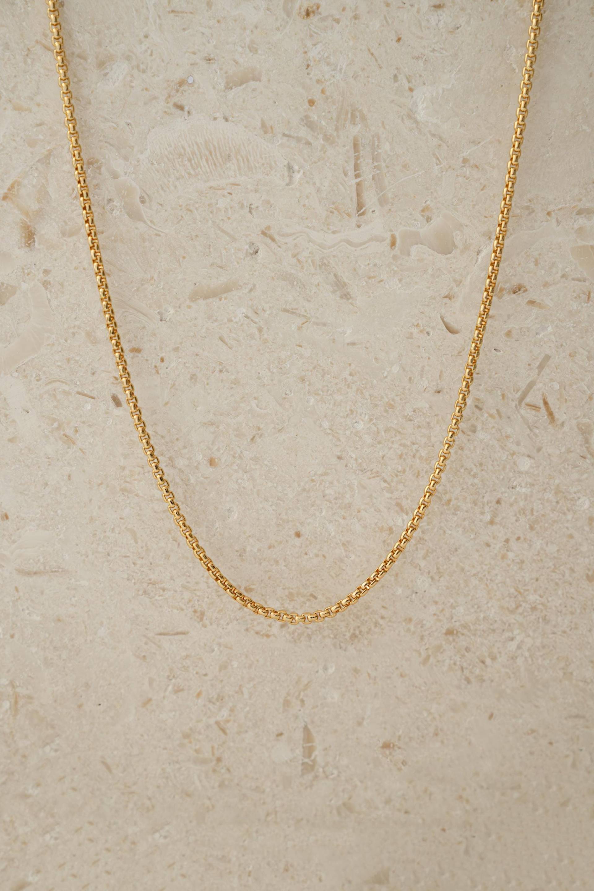 Minimalist Kette Halskette, Zierliche Einfache Schichtung Gold Silber Kette, Zarte Halskette von SamiJEWELS