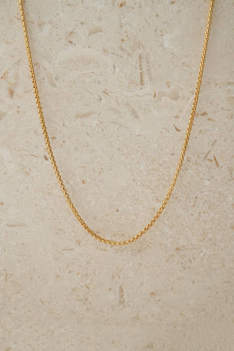 Minimalist Kette Halskette, Zierliche Einfache Schichtung Gold Silber Kette, Zarte Halskette von SamiJEWELS