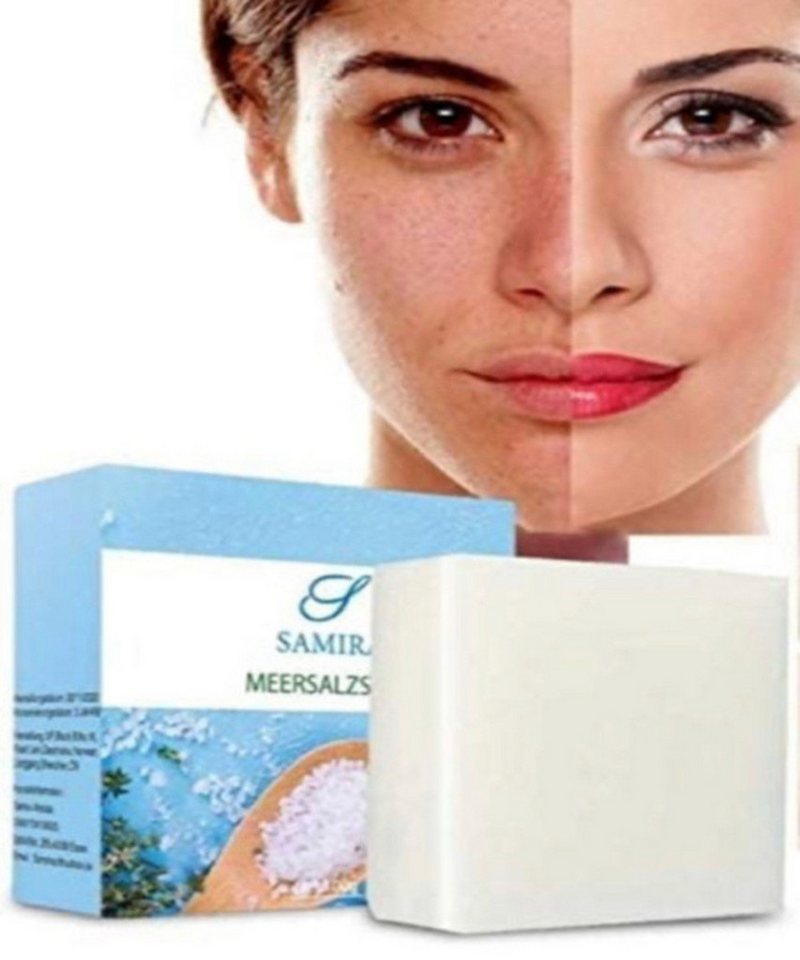 Samira Gesichtsseife Feste Bio Seife mit Meersalz & Ziegenmilch, 2-tlg., TIEFENWIRKSAME REINIGUNG. IDEAL FÜR EMPFINDLICHE HAUTTYPEN Samira Gesichtsseife Feste Bio Seife mit Meersalz & Ziegenmilch, 2-tlg., TIEFENWIRKSAME REINIGUNG. IDEAL FÜR EMPFINDLICHE HAUTTYPEN von Samira