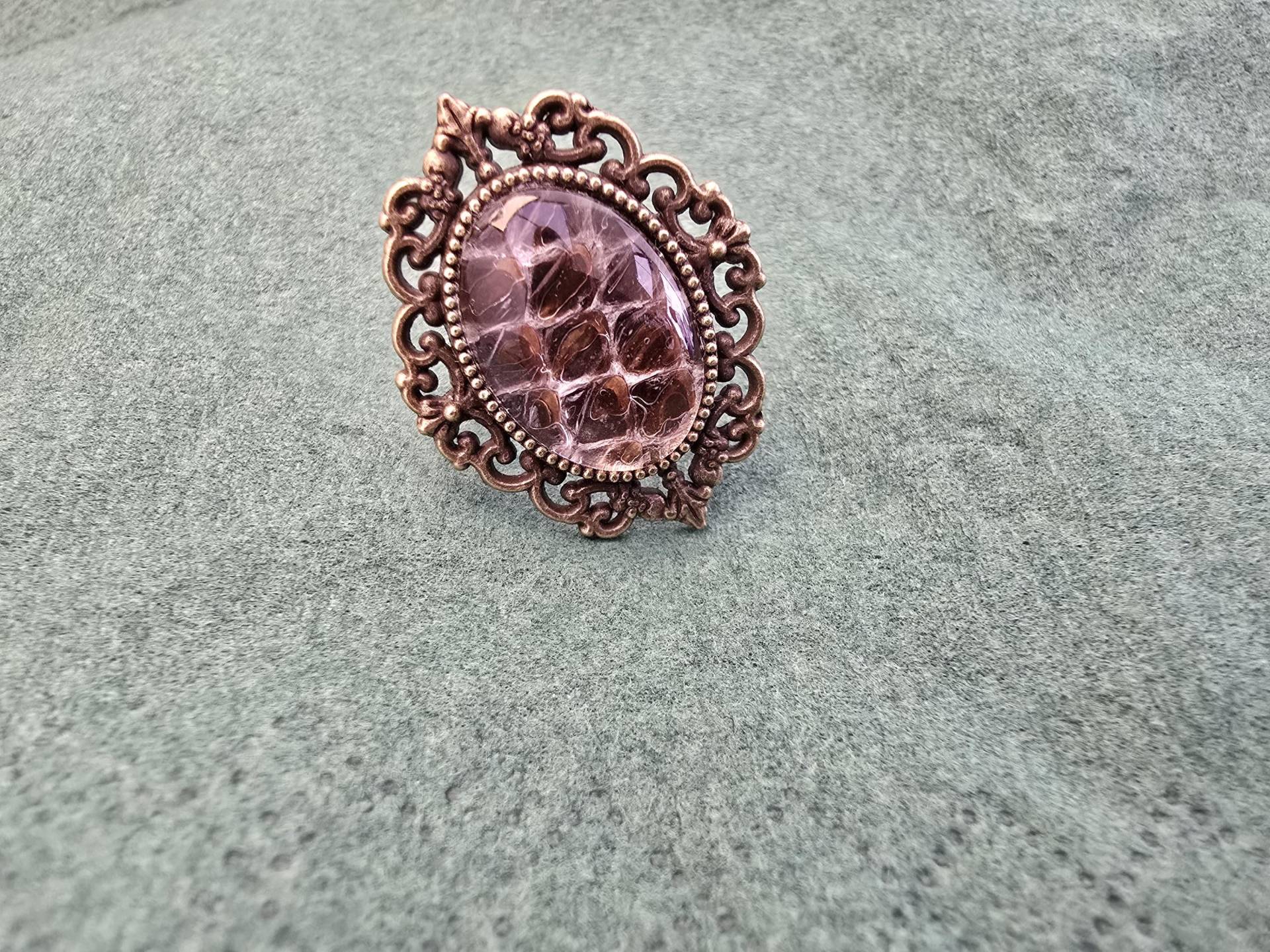 Ring Mit Integrierter Schlangenhaut Ring Mit Integrierter Schlangenhaut von SamiraSnakebites