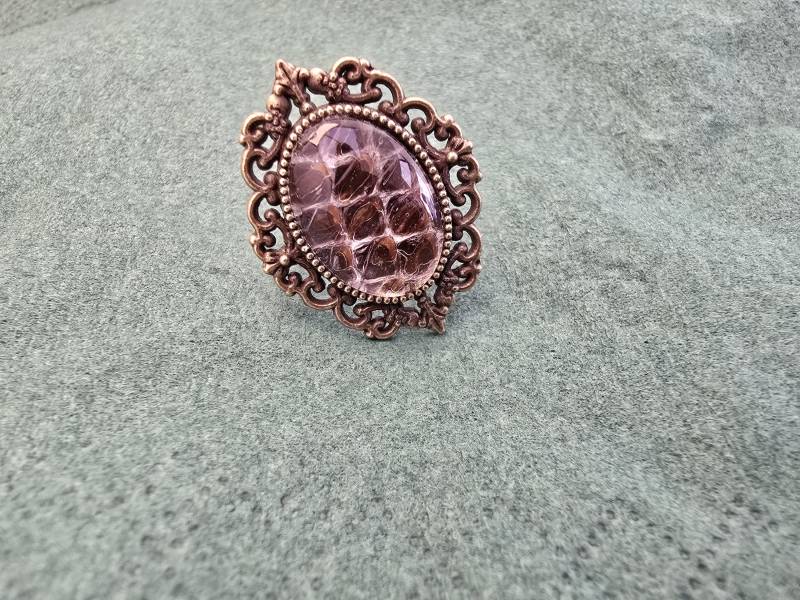 Ring Mit Integrierter Schlangenhaut Ring Mit Integrierter Schlangenhaut von SamiraSnakebites