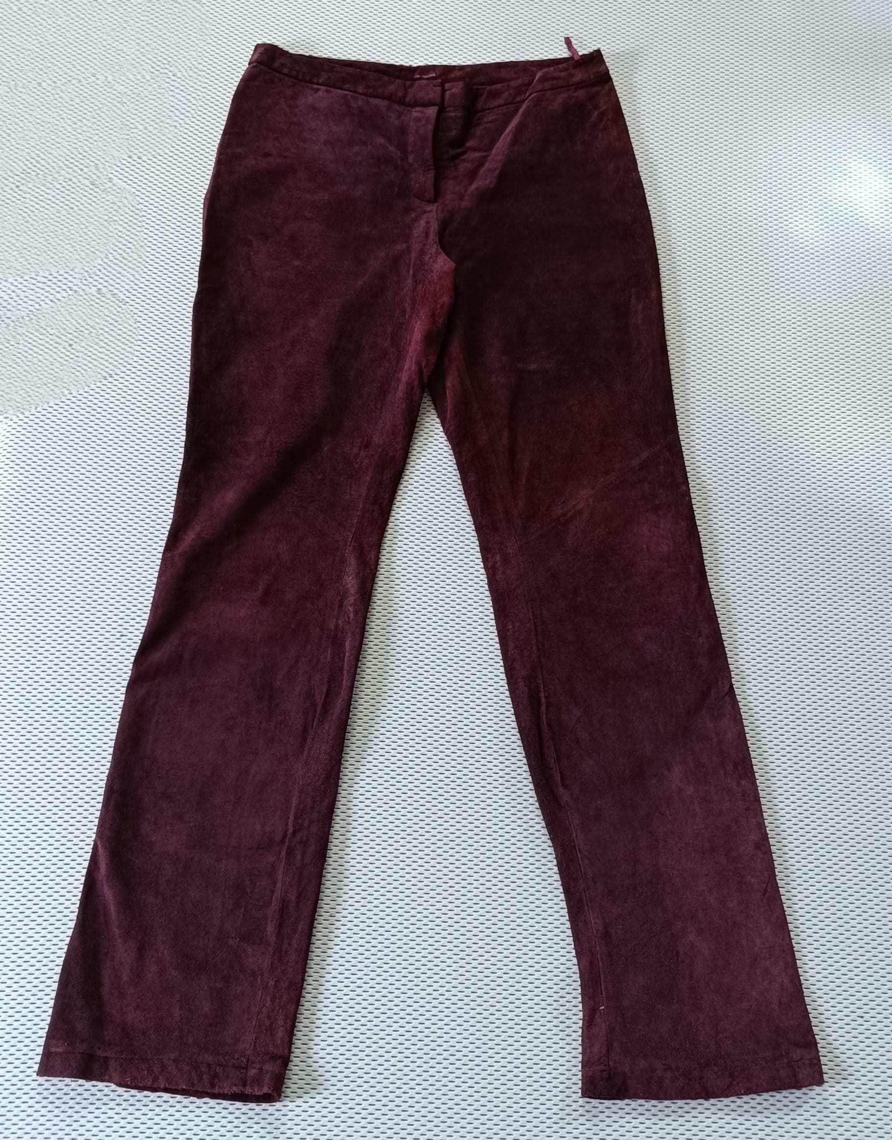 90Er Jahre Lederhose, Nubuk, Gr. M, H&m von SammelwutVintage