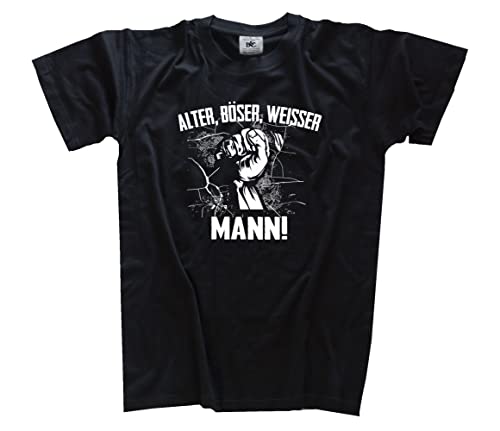 Alter böser weißer Mann II T-Shirt Schwarz XL von Sammys Shirt Store