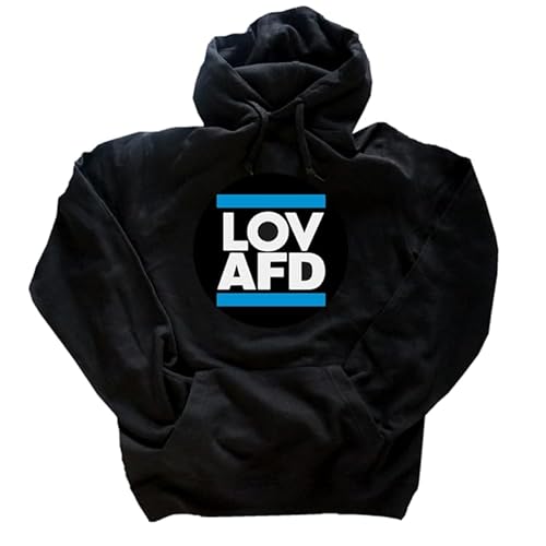 LVE AFD Alternative für Deutschland Kapuzenpullover Klassisch Dickes Material Schwarz XXXL von Sammys Shirt Store