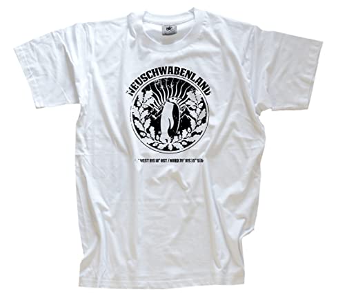 Neuschwabenland Wappen 1938 T-Shirt Weiss L von Sammys Shirt Store