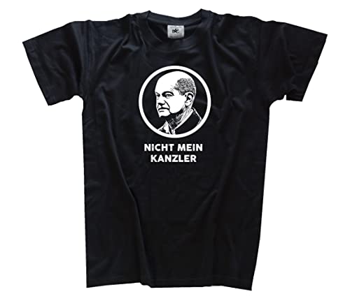 Nicht Mein Kanzler T-Shirt Schwarz L von Sammys Shirt Store