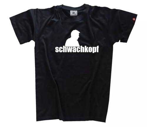 Schwachkopf Wort des Jahres Fun Spaß T-Shirt Klassisch Rundhals Kurzarm Schwarz M von Sammys Shirt Store