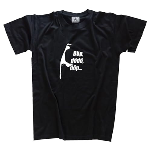 Sylt Döp dödö döp T-Shirt Klassisch Rundhals Kurzarm Schwarz M von Sammys Shirt Store