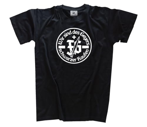 Wir sind des Geyers schwarzer Haufen - Bundschuh rund Logo T-Shirt Schwarz XL von Sammys Shirt Store