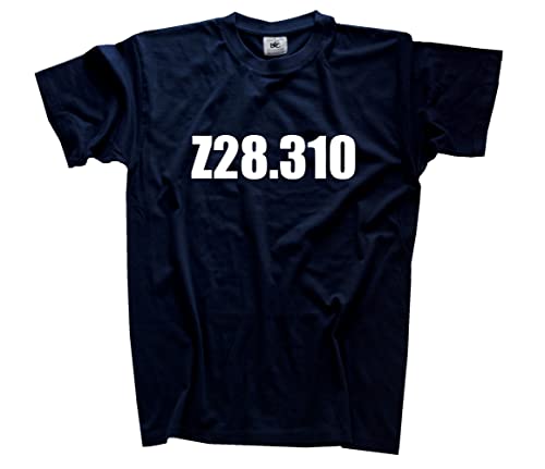 Z28.310 Der Code der Ungeimpften T-Shirt Navy XL von Sammys Shirt Store