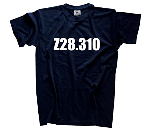 Z28.310 Der Code der Ungeimpften T-Shirt Navy XXXL von Sammys Shirt Store