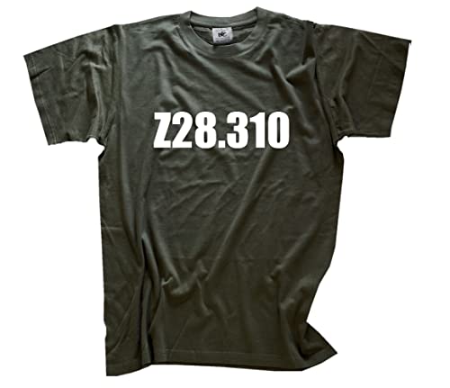Z28.310 Der Code der Ungeimpften T-Shirt Olive L von Sammys Shirt Store