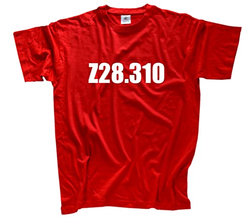 Z28.310 Der Code der Ungeimpften T-Shirt Rot L von Sammys Shirt Store