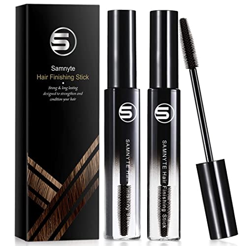 Babyhaare mascara,2 stück × 18ml Hair Finishing Stick, babyhaare bändigen, nicht fettiges Shaping-Gel-Creme-Haar-Wax-Stick zur Befestigung von Haarstyling Produkte Haarpflege-Styling von Samnyte