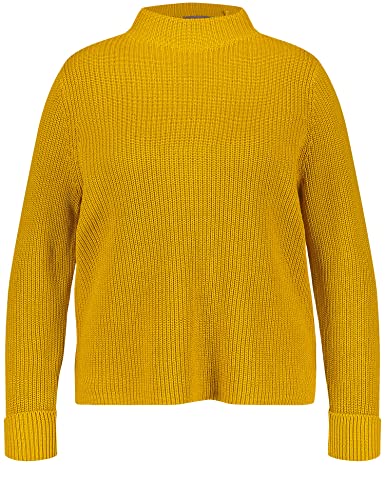 SAMOON Damen 172017-25400 Pullover, Star Fruit, 46 von Samoon