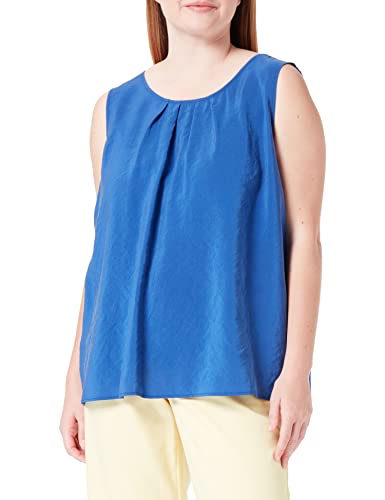 SAMOON Damen 260040-21120 Bluse, Cobalt Blue, 42 von Samoon