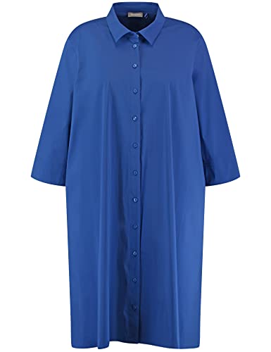 SAMOON Damen 280022-21075 Kleid, Cobalt Blue, 48 von Samoon