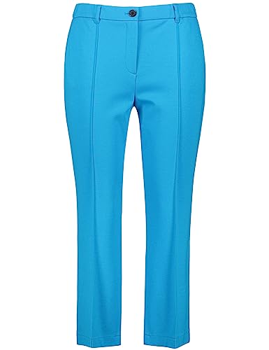 SAMOON Damen 320202-21300 Freizeithose, River Blue, 46 Große Größen Kurz EU von Samoon