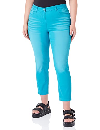 SAMOON Damen BettyJeans Jeans, Cyan, 52 von Samoon