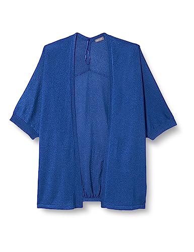 SAMOON Damen Jacke Strick, Cobalt Blue, 52 von Samoon