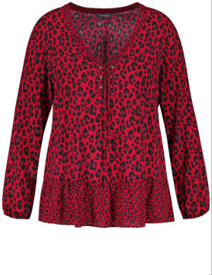 Samoon BLUSE 1/1 ARM - rot - 54 von Samoon