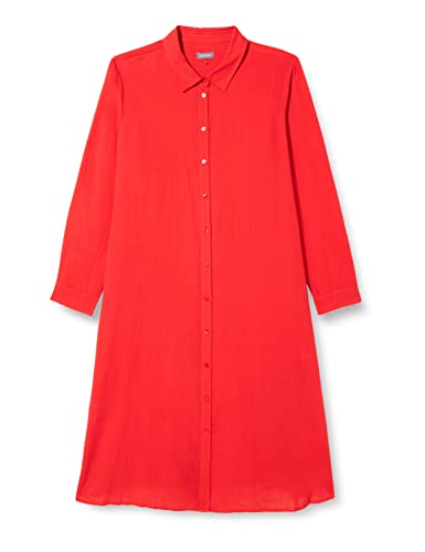 SAMOON Damen 260061-21031 Bluse, Power Red, 48 von Samoon