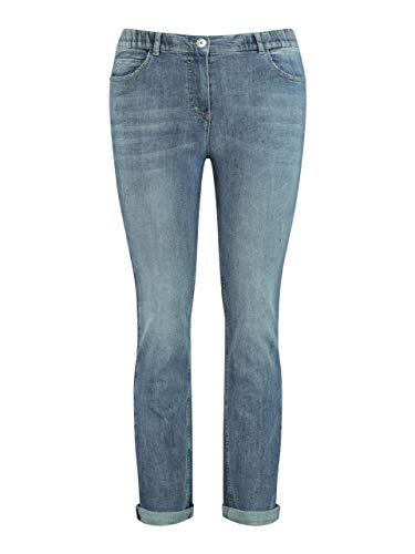 SAMOON Womens Betty Jeans, Blue Denim, 54 von Samoon