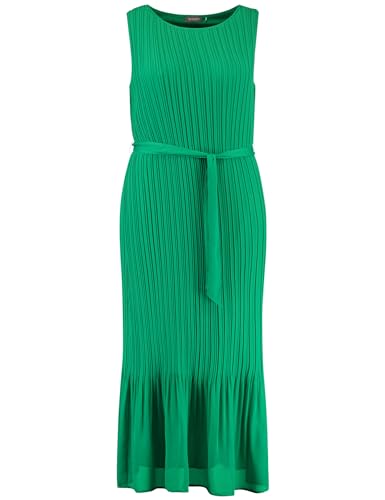 Samoon Damen Kleid Gewebe ärmellos unifarben wadenlang Galactic Green 48 Samoon Damen Kleid Gewebe ärmellos unifarben wadenlang Galactic Green 48 von Samoon