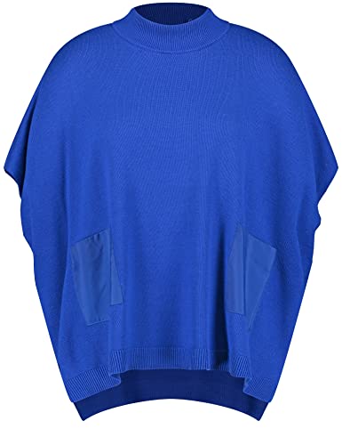 Samoon Damen 172026-25407 Pullover, Bright Blue, L Große Größen EU von Samoon