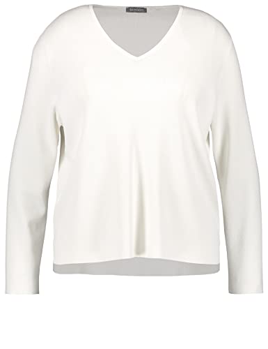 SAMOON Damen 272004-25109 Pullover, Offwhite, 44 von Samoon