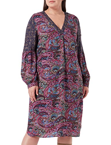 Samoon Damen 180007-21016 Kleid, Gooseberry Gemustert, 54 Große Größen EU von Samoon