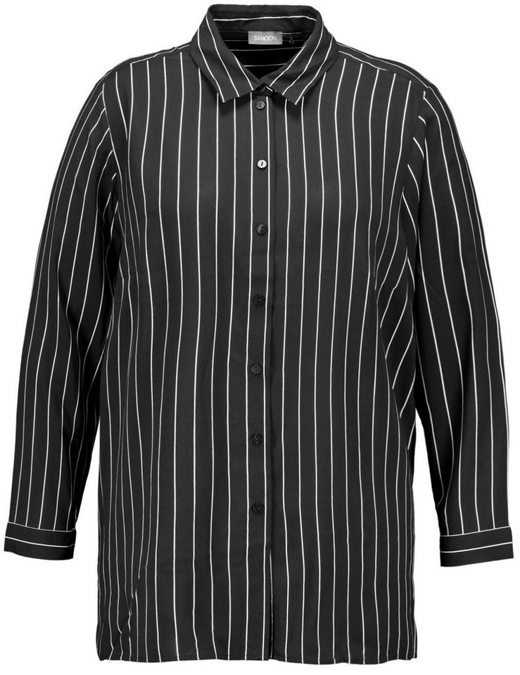 Samoon Klassische Bluse Bluse mit Steifen-Dessin von Samoon