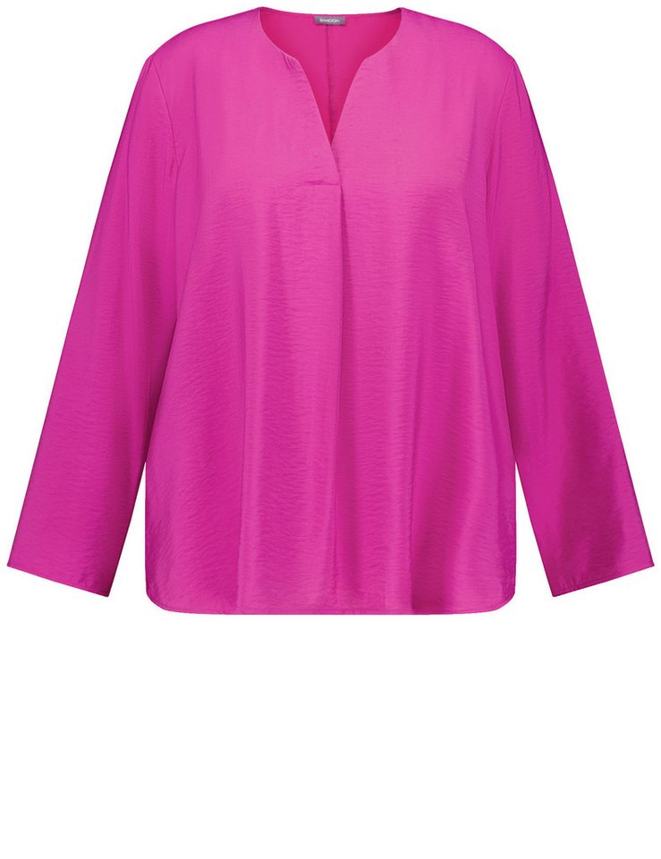 Samoon Klassische Bluse Fein schimmernde Bluse von Samoon