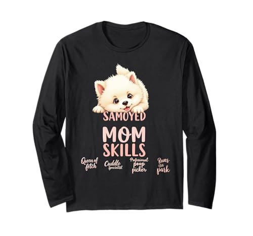 Lustiges Samojede-Mama-Hunde-Zitat Langarmshirt Lustiges Samojede-Mama-Hunde-Zitat Langarmshirt von Samoyed Fun Designs