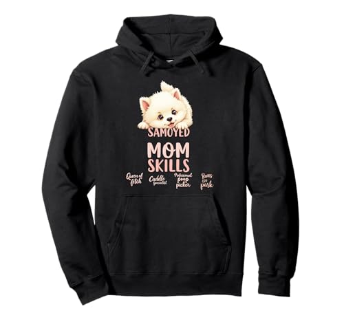 Lustiges Samojede-Mama-Hunde-Zitat Pullover Hoodie Lustiges Samojede-Mama-Hunde-Zitat Pullover Hoodie von Samoyed Fun Designs