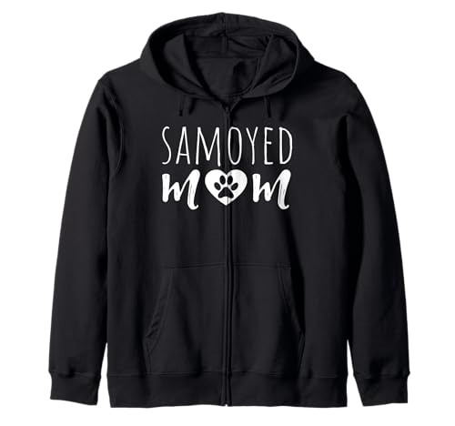 Samojede, Mutter, Hundeliebhaber, Samojede, Besitzer, Samojede, Mama, Großmutter Kapuzenjacke von Samoyed Lover Family Apparel