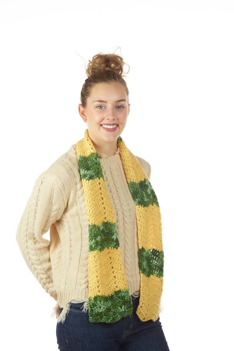 Made in Oregon, Chevron Schal, Winter Geschenk Für Sie, Häkelschal, Frauen Gehäkelter Halswärmer, Weihnachten von SamsCrochet