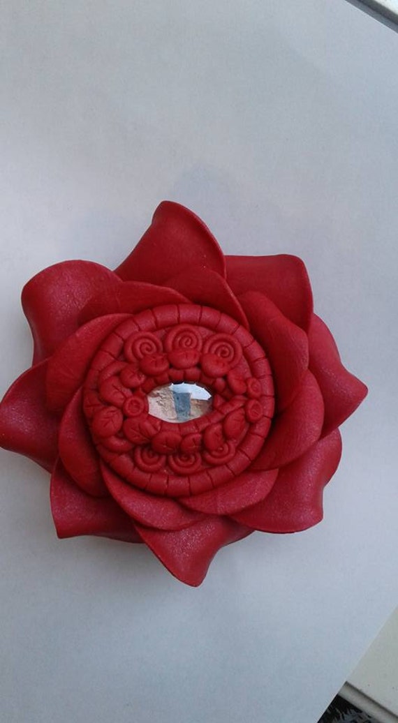 F6 Kirschrote Rose Schmuckhalterung F6 Kirschrote Rose Schmuckhalterung von SamsSpots