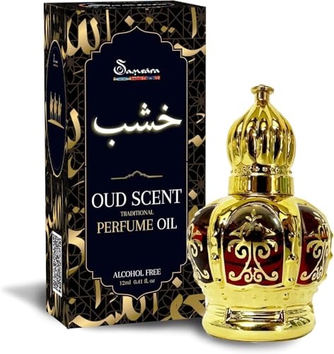 SAMSARA - Arabisches Parfüm auf Oud-Basis [Mehrzweck-Dosiergerät] Arabisches Parfüm für Damen und Herren, ohne Alkohol, Parfüm für Körper, Haare und Textilien - 12 ml von Samsara