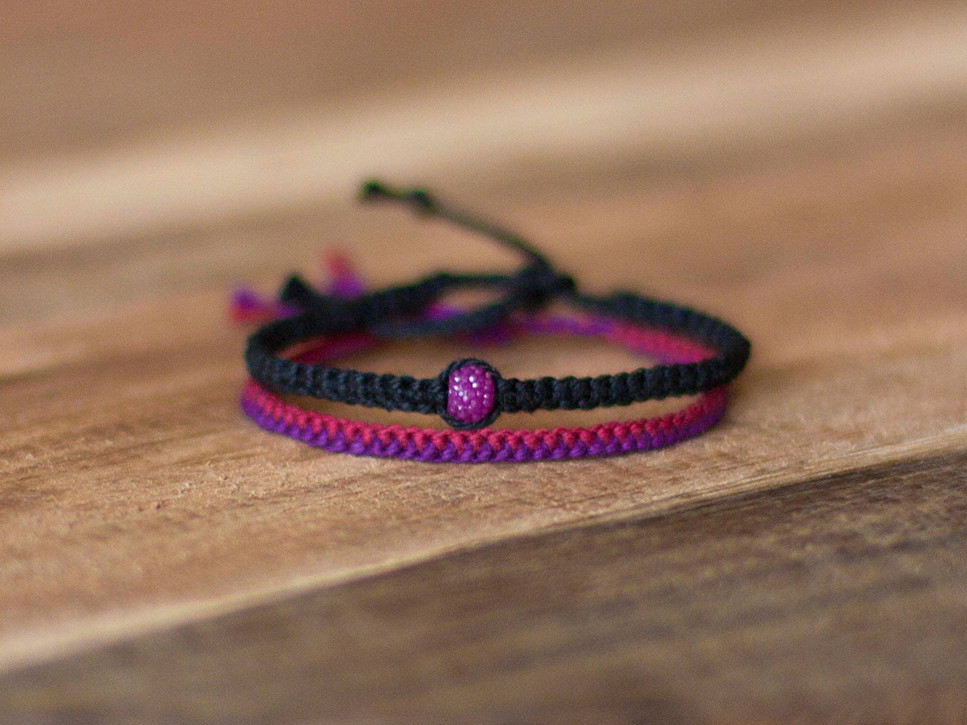 Makramee Armbänder Set, Geschenk Für Sie, Freundschaftsarmbänder, Ombre Armband, Handgewebtes, Geknüpftes Perlenarmband, Hippie Boho Makramee Armbänder Set, Geschenk Für Sie, Freundschaftsarmbänder, Ombre Armband, Handgewebtes, Geknüpftes Perlenarmband, Hippie Boho von SamsaraShopNL