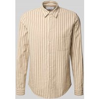 Samsøe Samsøe Freizeithemd mit Knopfleiste Modell 'SALIAM' in Beige, Größe M von Samsøe Samsøe